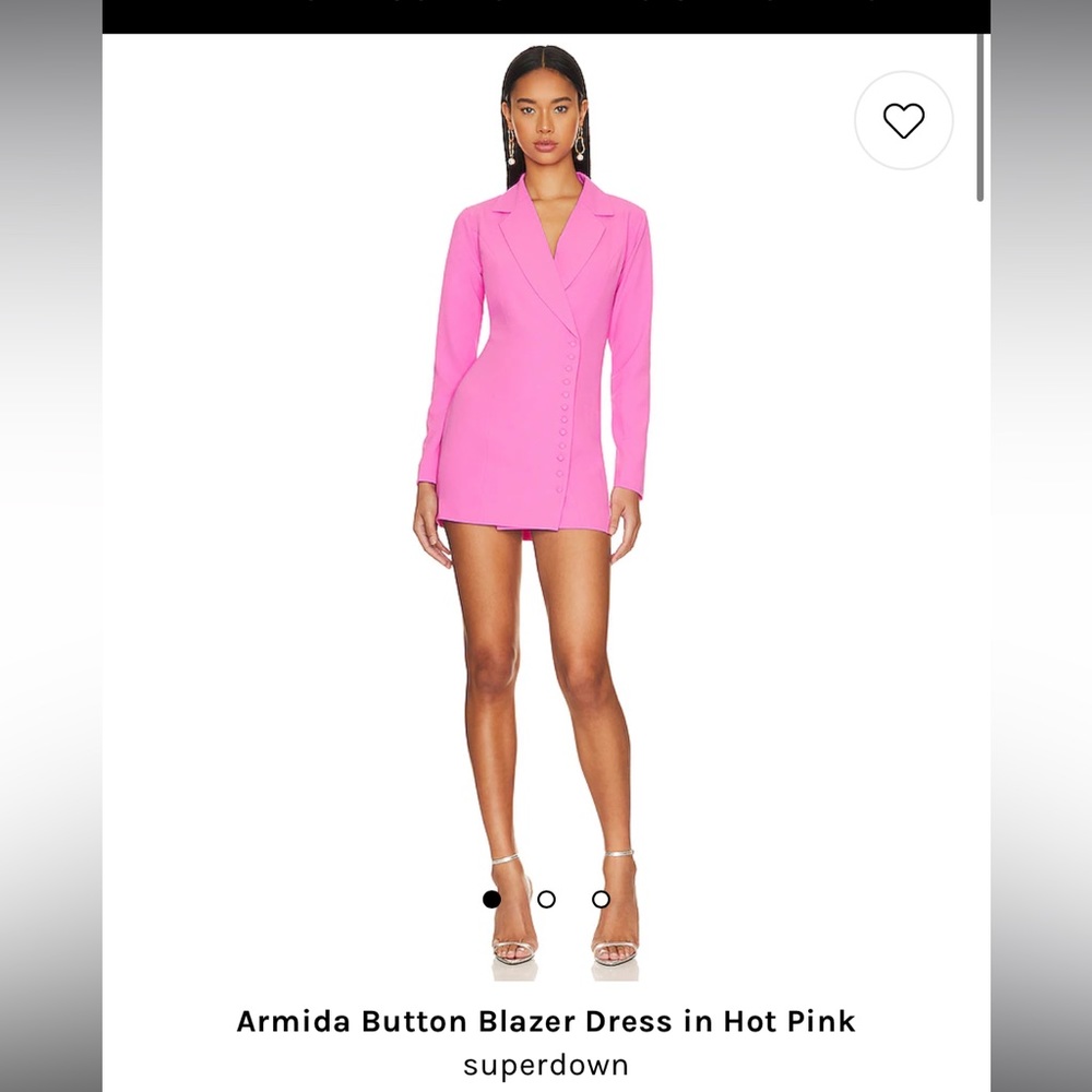 Hot Pink Blazer Dress